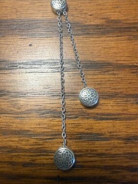 Brighton silver Disc Drop Necklace - Women Jewelry